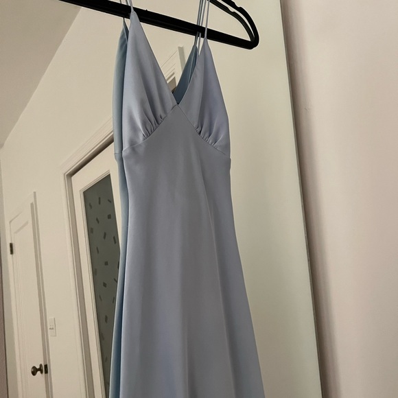 The Line by K Florence Slip Dress in Powder Blue - Picture 8 of 8